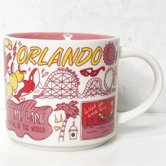 Starbucks Orlando Been There Series Across The Globe Collection Coffee Mug City - Picture 1 of 8